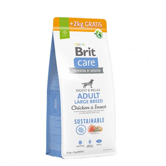 BRIT CARE SUSTAINABLE LARGE ADULT (12+2 kg)